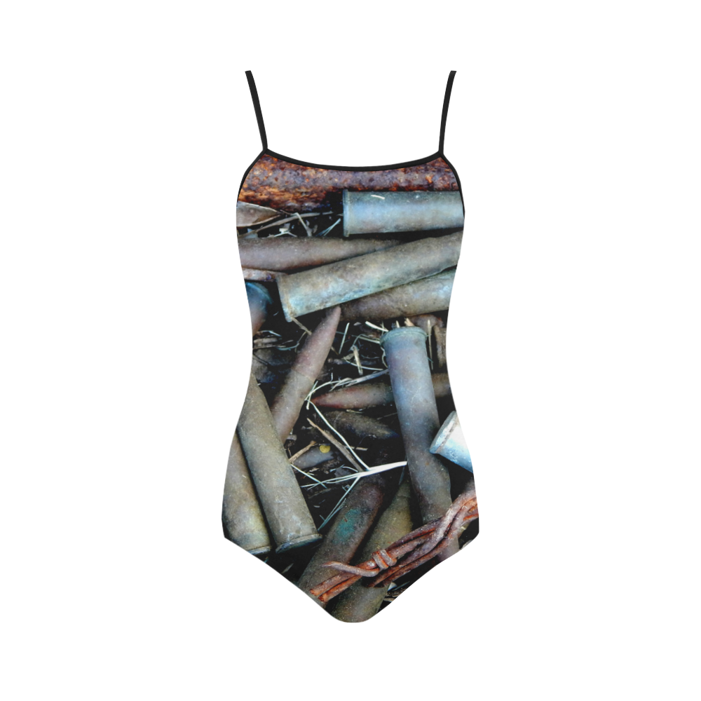 081817~9806 Old Ammo Box 1 Strap Swimsuit ( Model S05)