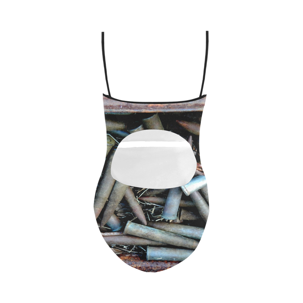 081817~9806 Old Ammo Box 2 Strap Swimsuit ( Model S05)