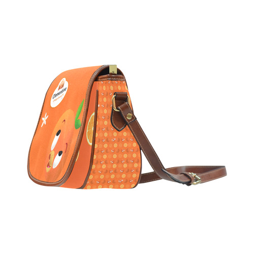 Orange Bird Saddle Bag/Small (Model 1649) Full Customization