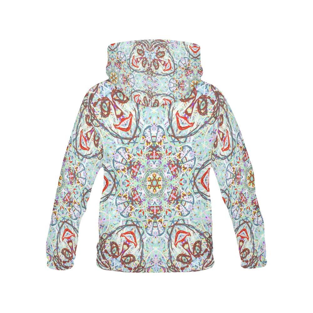 Thleudron Women's Chandelier All Over Print Hoodie for Women (USA Size) (Model H13)