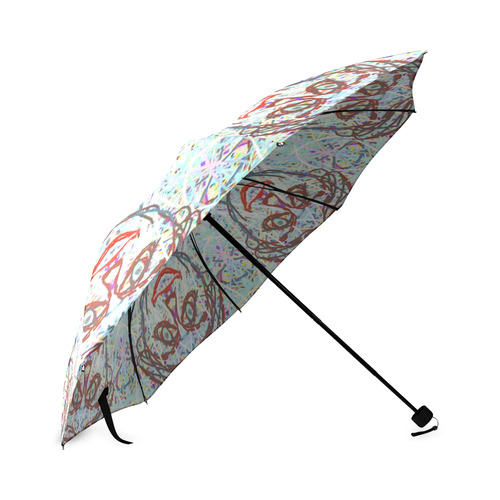Thleudron Women's Chandelier Foldable Umbrella (Model U01)