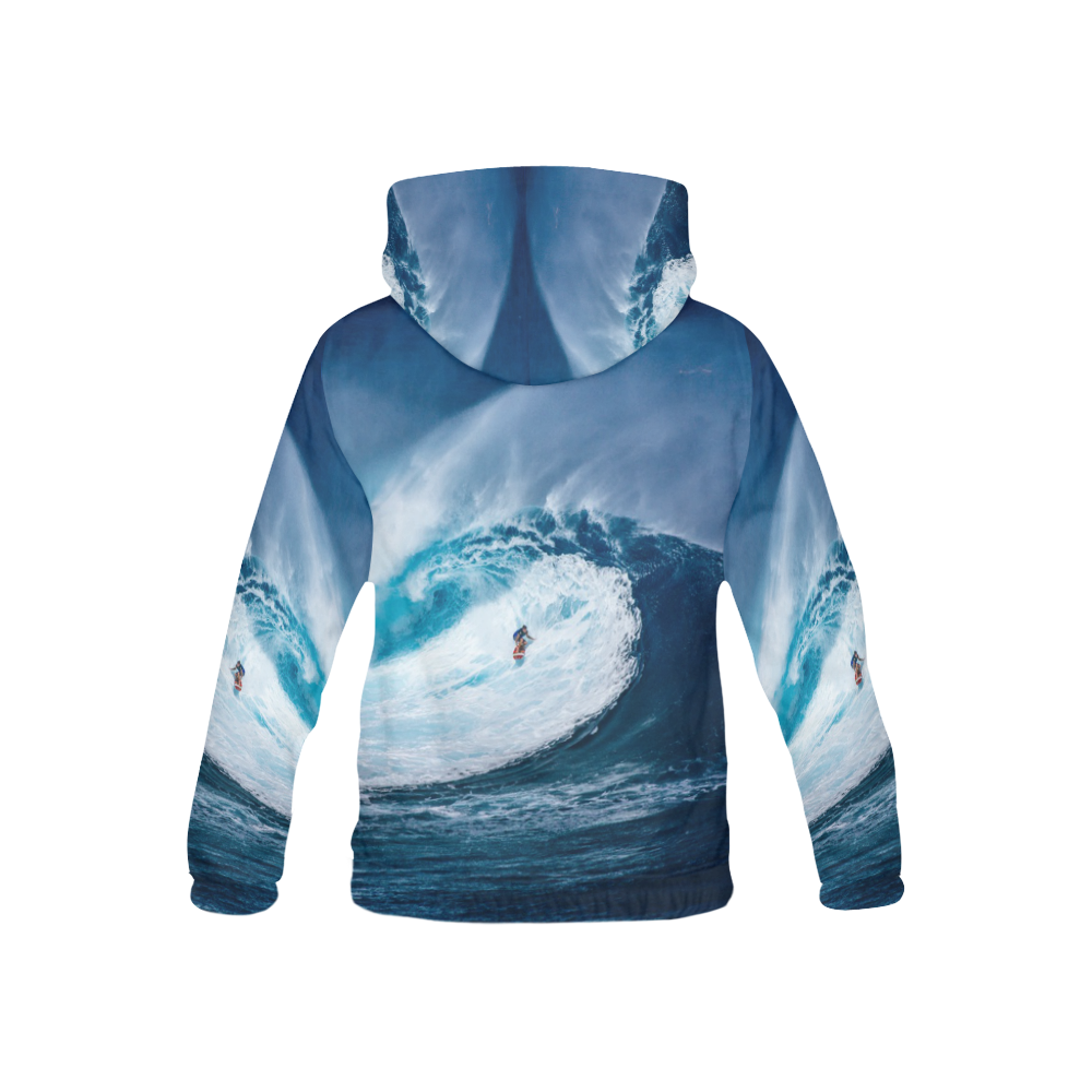 surfing All Over Print Hoodie for Kid (USA Size) (Model H13)