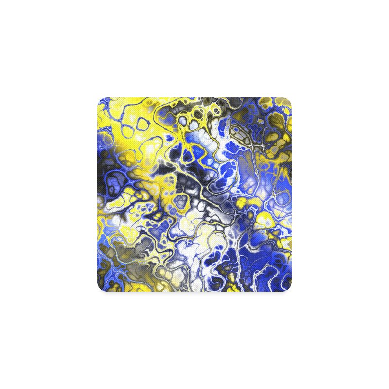 awesome fractal 35A by JamColors Square Coaster