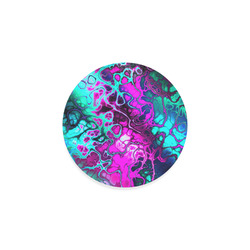 awesome fractal 35B by JamColors Round Coaster