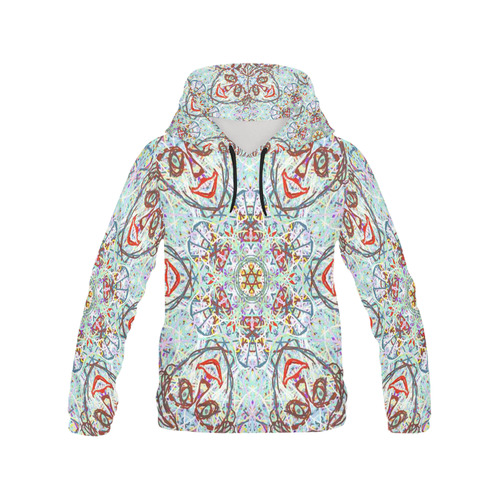 Thleudron Women's Chandelier All Over Print Hoodie for Women (USA Size) (Model H13)