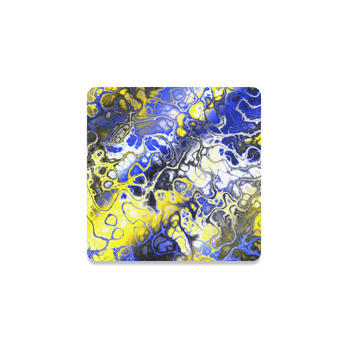 awesome fractal 35A by JamColors Square Coaster