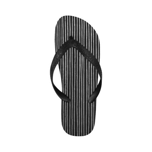 Stylish silver strip Flip Flops for Men/Women (Model 040)
