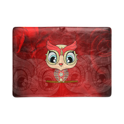 Cute owl, mandala design colorful Custom NoteBook A5