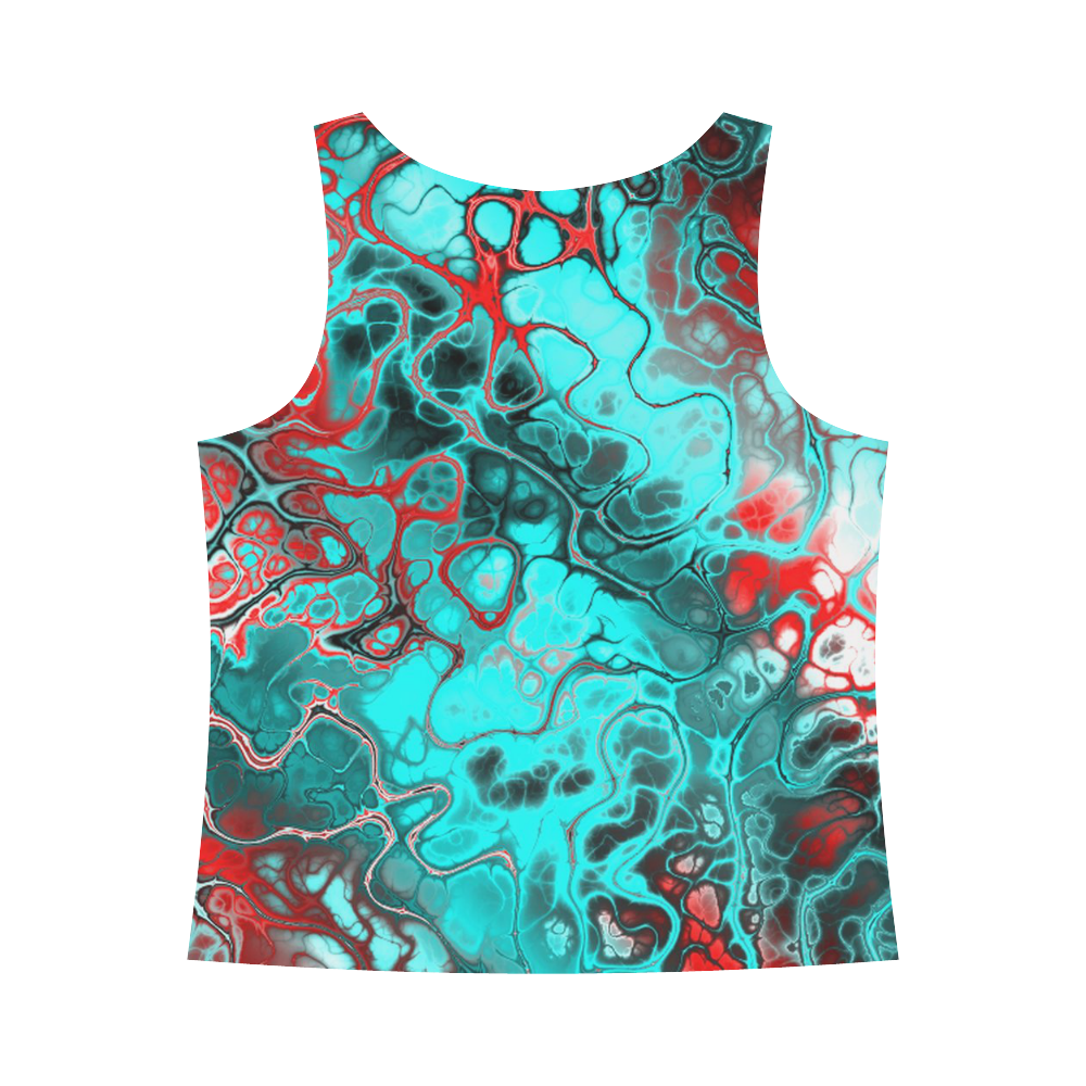 awesome fractal 35G by JamColors All Over Print Tank Top for Women (Model T43)