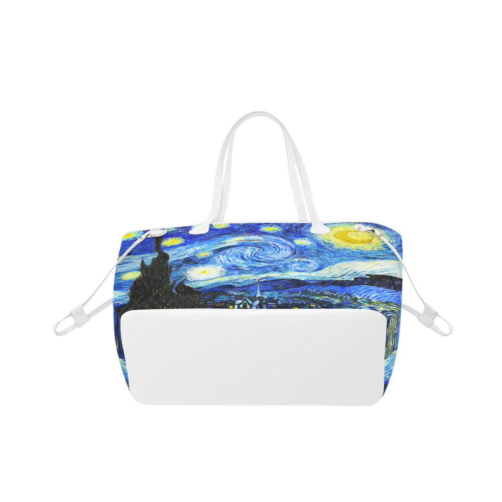 Starry Starry Night Clover Canvas Tote Bag (Model 1661)