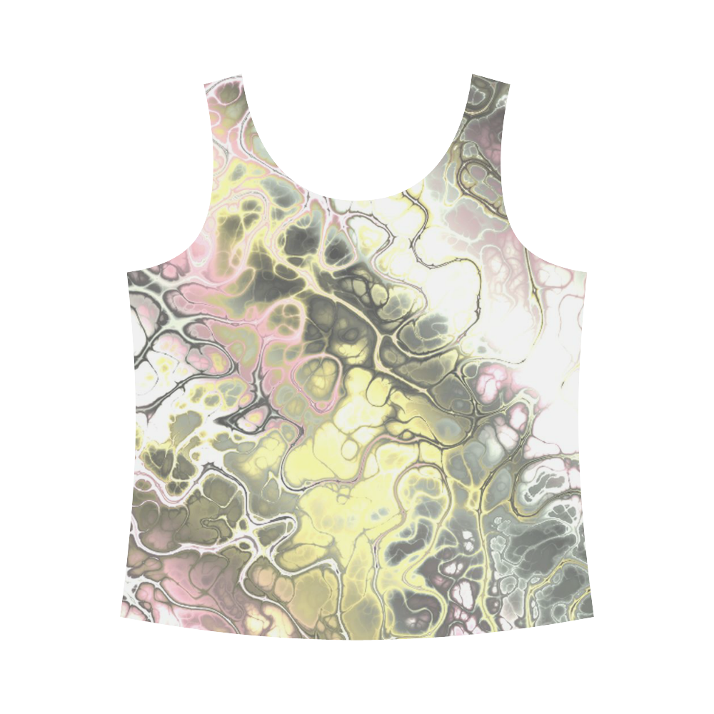 awesome fractal 35H by JamColors All Over Print Tank Top for Women (Model T43)