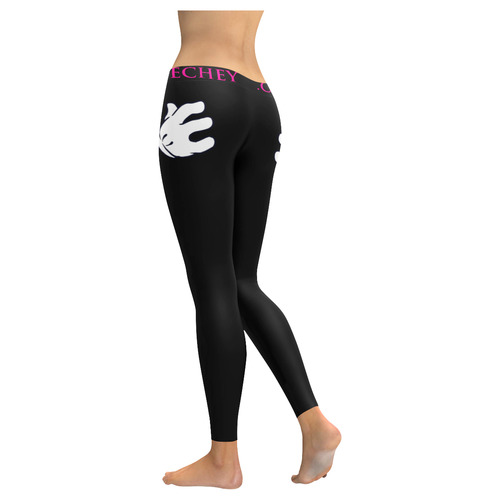 diechey leggings Women's Low Rise Leggings (Invisible Stitch) (Model L05)