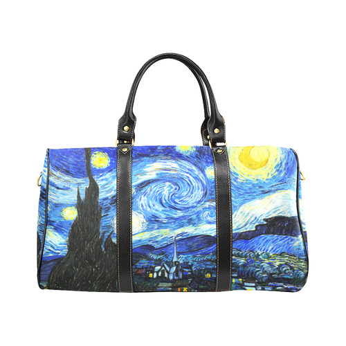 Starry Starry Night New Waterproof Travel Bag/Large (Model 1639)