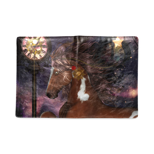 Awesome steampunk horse with clocks gears Custom NoteBook B5