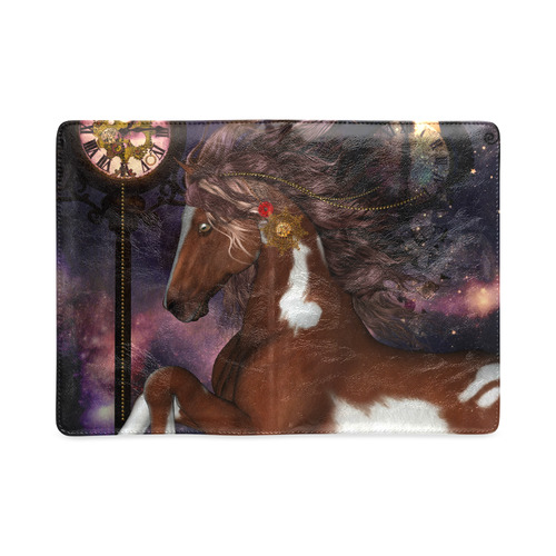 Awesome steampunk horse with clocks gears Custom NoteBook A5