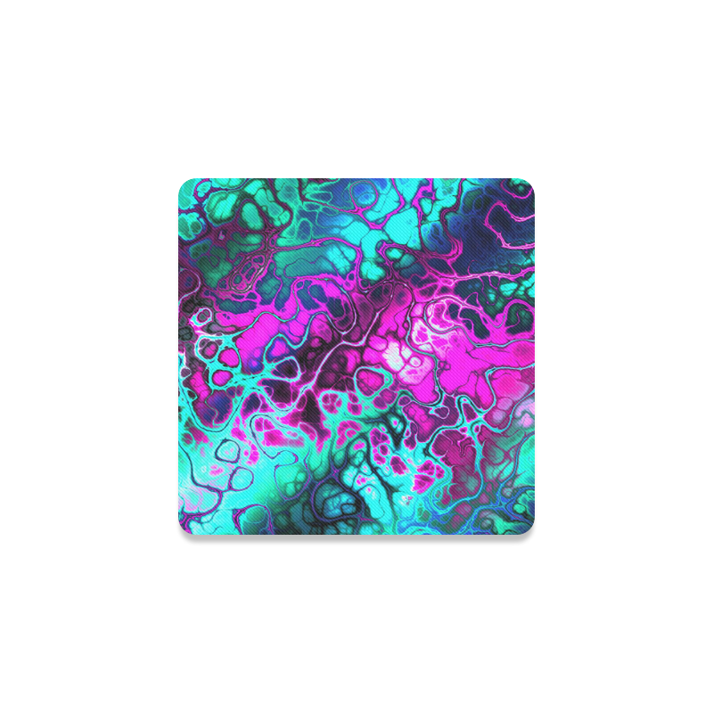 awesome fractal 35B by JamColors Square Coaster