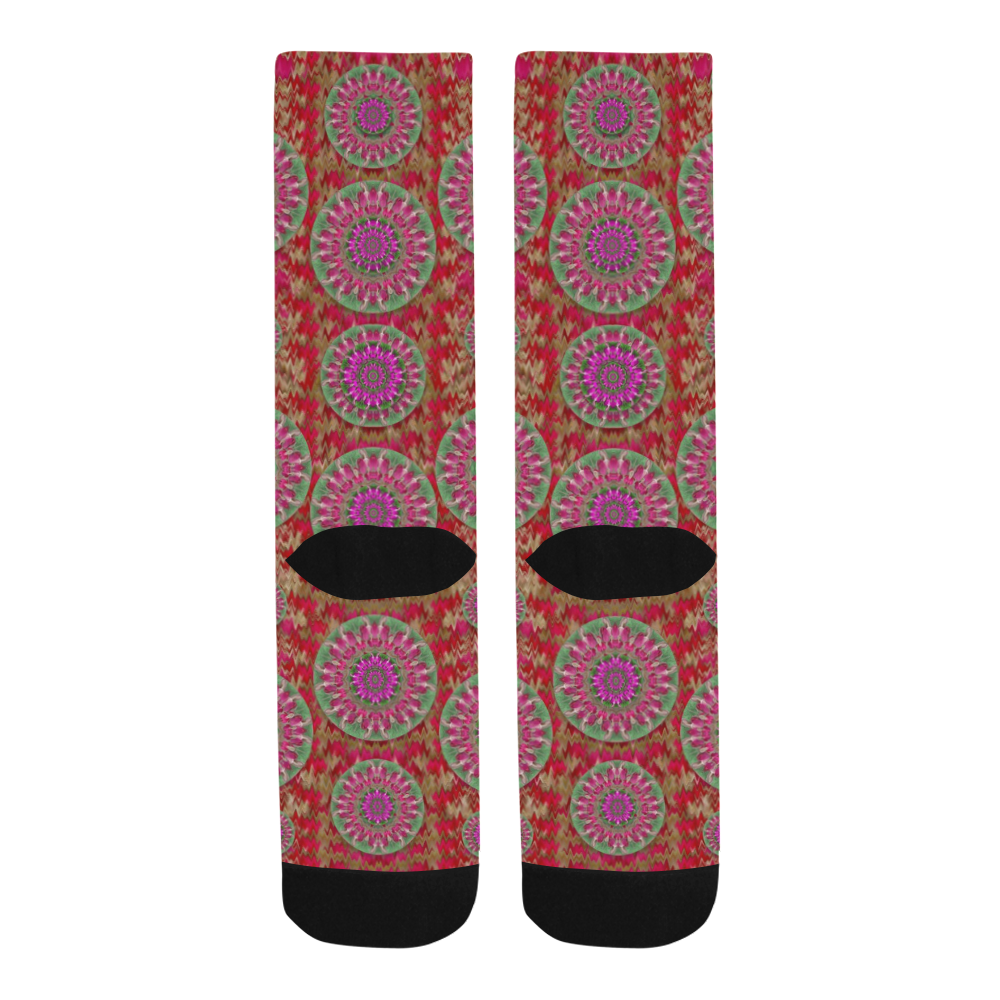 Hearts can also be flowers such as bleeding hearts Trouser Socks