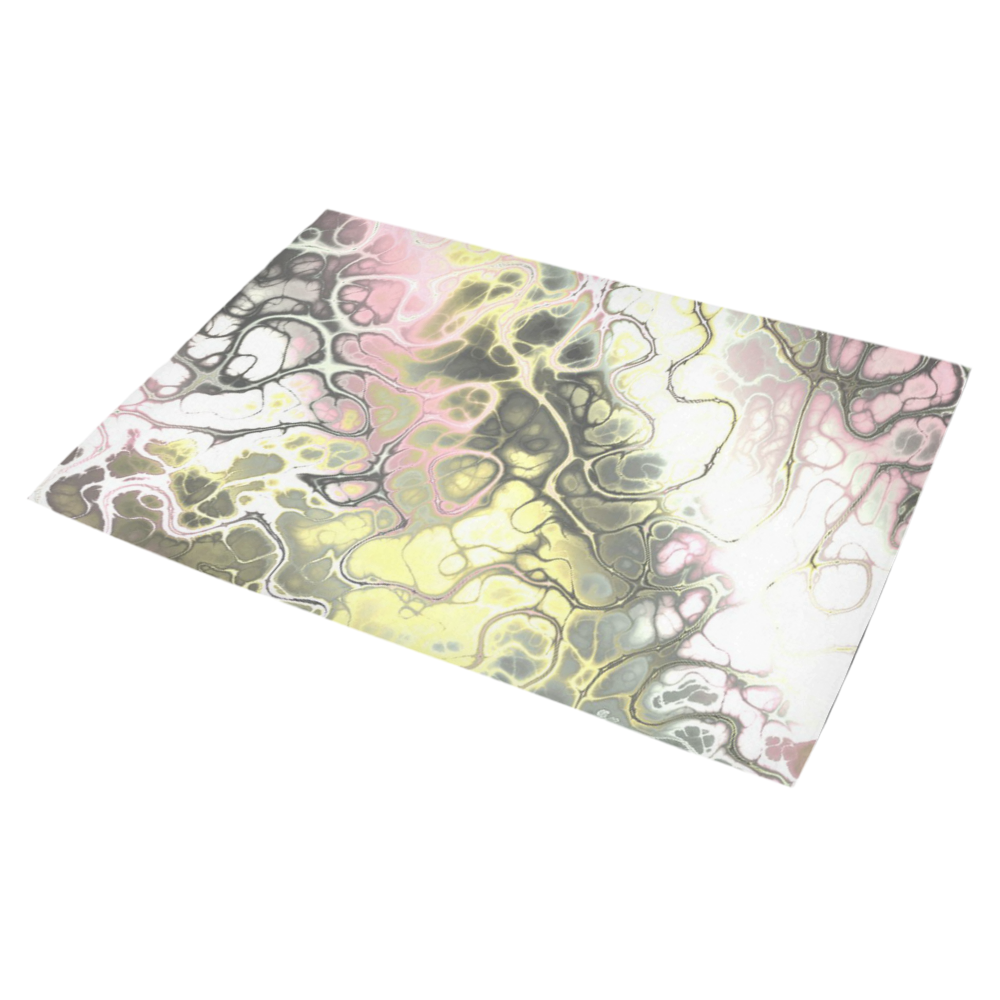 awesome fractal 35H by JamColors Azalea Doormat 30" x 18" (Sponge Material)