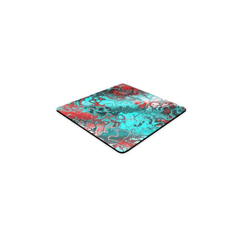 awesome fractal 35G by JamColors Square Coaster
