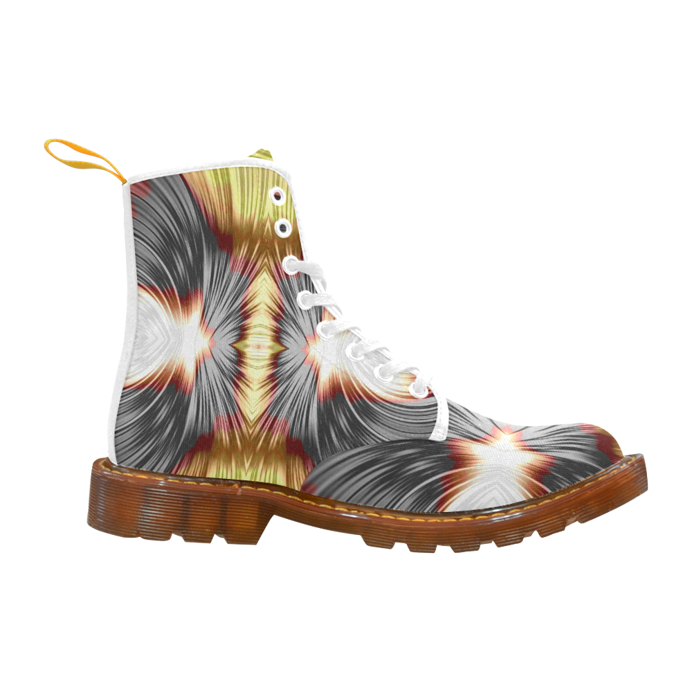 Magical Mitosis Fractal Abstract Martin Boots For Men Model 1203H