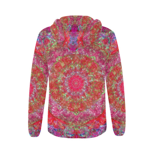 light and water 2-3 All Over Print Full Zip Hoodie for Women (Model H14)