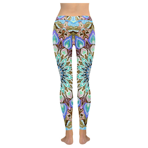 candy 6 Women's Low Rise Leggings (Invisible Stitch) (Model L05)