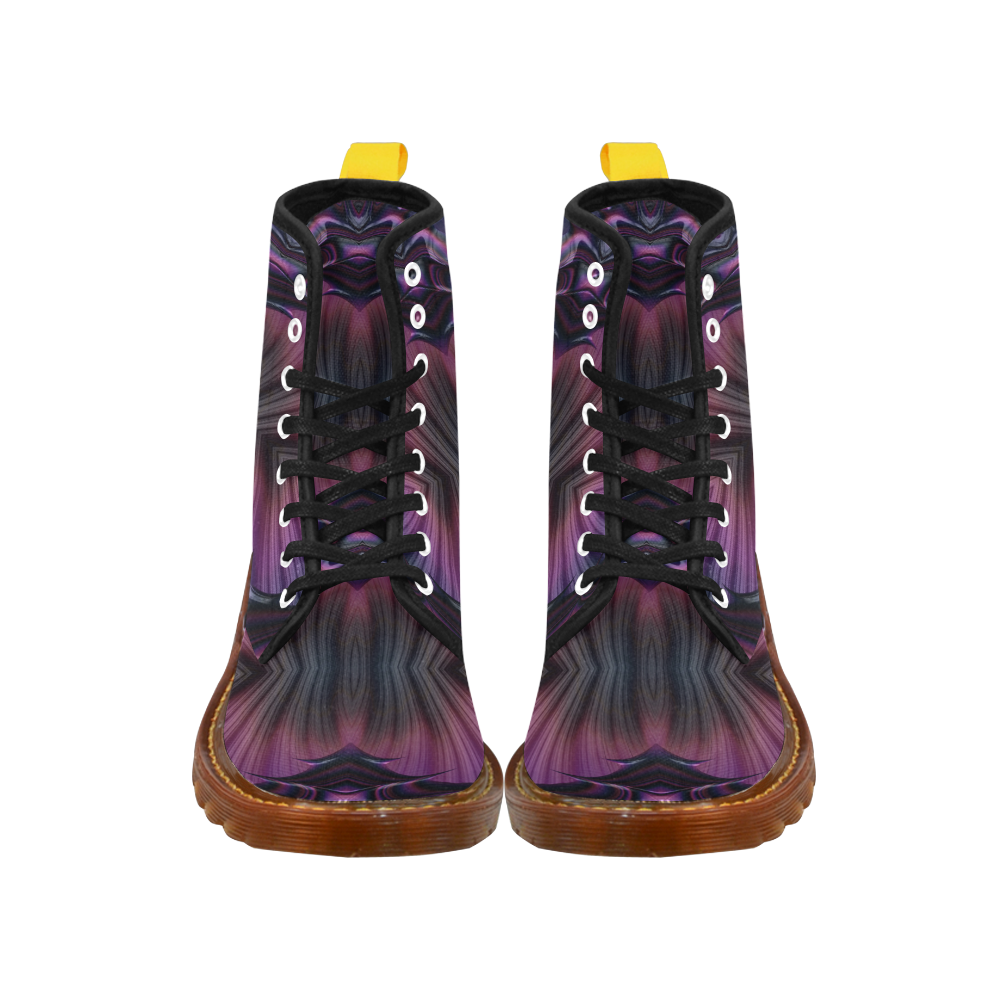 Sunset Ring of Phoenixes Fractal Abstract Martin Boots For Men Model 1203H