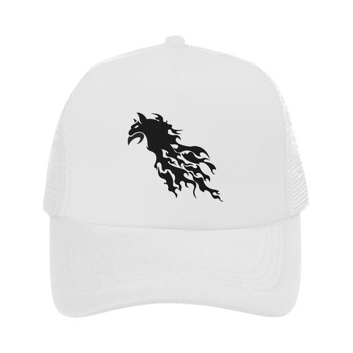 Black lion, silhouette Trucker Hat