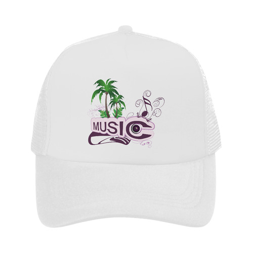 Music, key notes and palms Trucker Hat