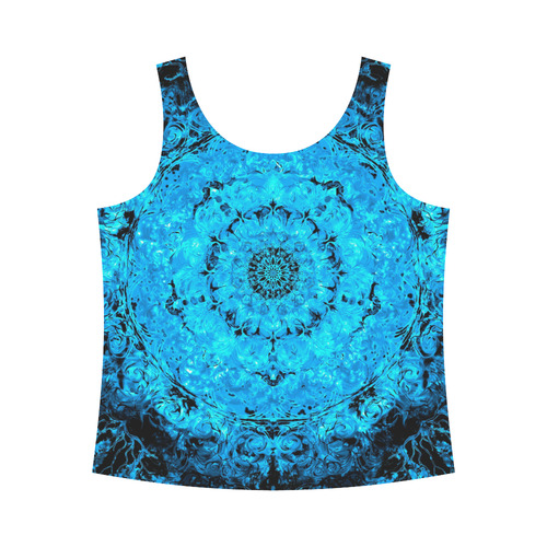 light and water 2-20 All Over Print Tank Top for Women (Model T43)