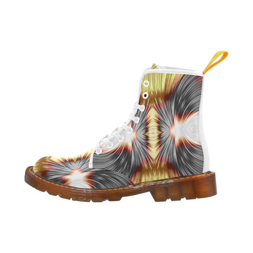 Magical Mitosis Fractal Abstract Martin Boots For Men Model 1203H