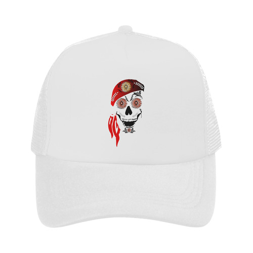 Funny sugar skull Trucker Hat
