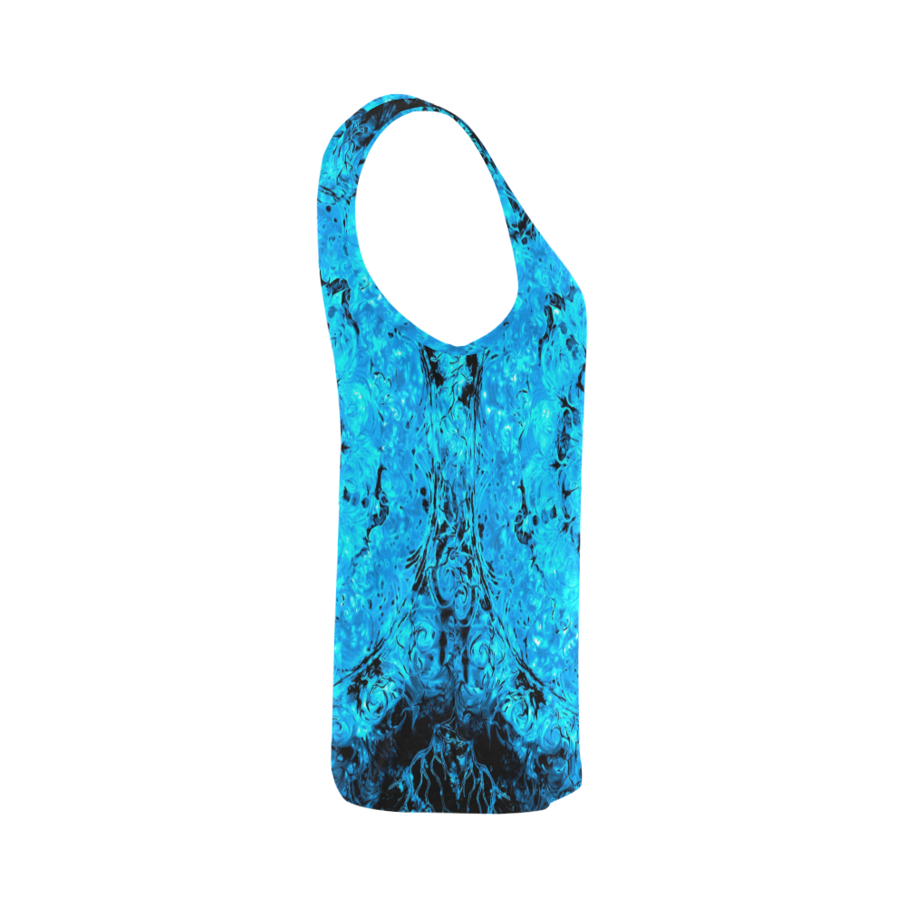 light and water 2-20 All Over Print Tank Top for Women (Model T43)