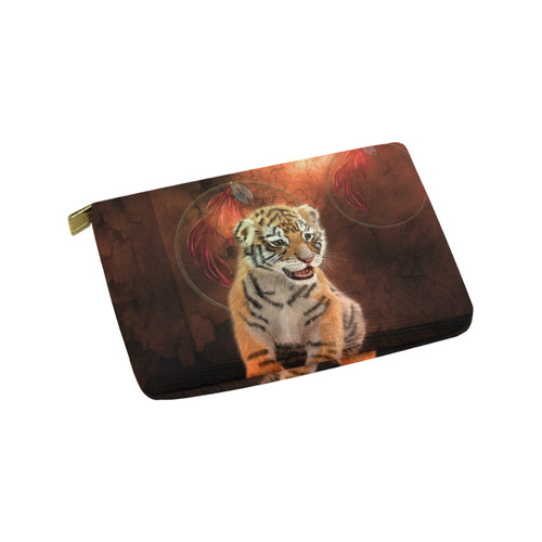 Cute little tiger Carry-All Pouch 9.5''x6''