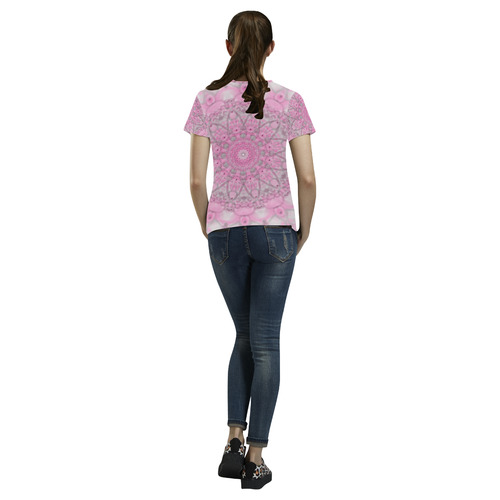 confetti 13 All Over Print T-Shirt for Women (USA Size) (Model T40)