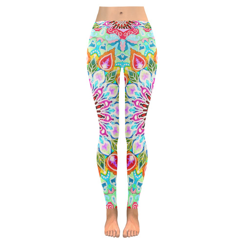 candy Women's Low Rise Leggings (Invisible Stitch) (Model L05)