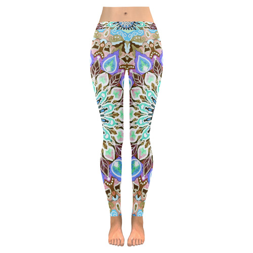 candy 6 Women's Low Rise Leggings (Invisible Stitch) (Model L05)