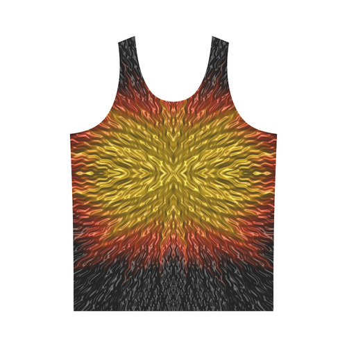 Exploding Star Meteor Fractal Abstract All Over Print Tank Top for Men (Model T43)