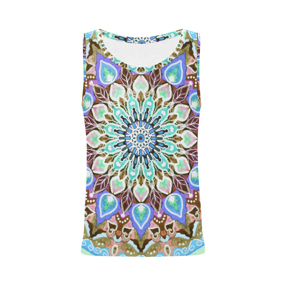 candy 6 All Over Print Tank Top for Women (Model T43)