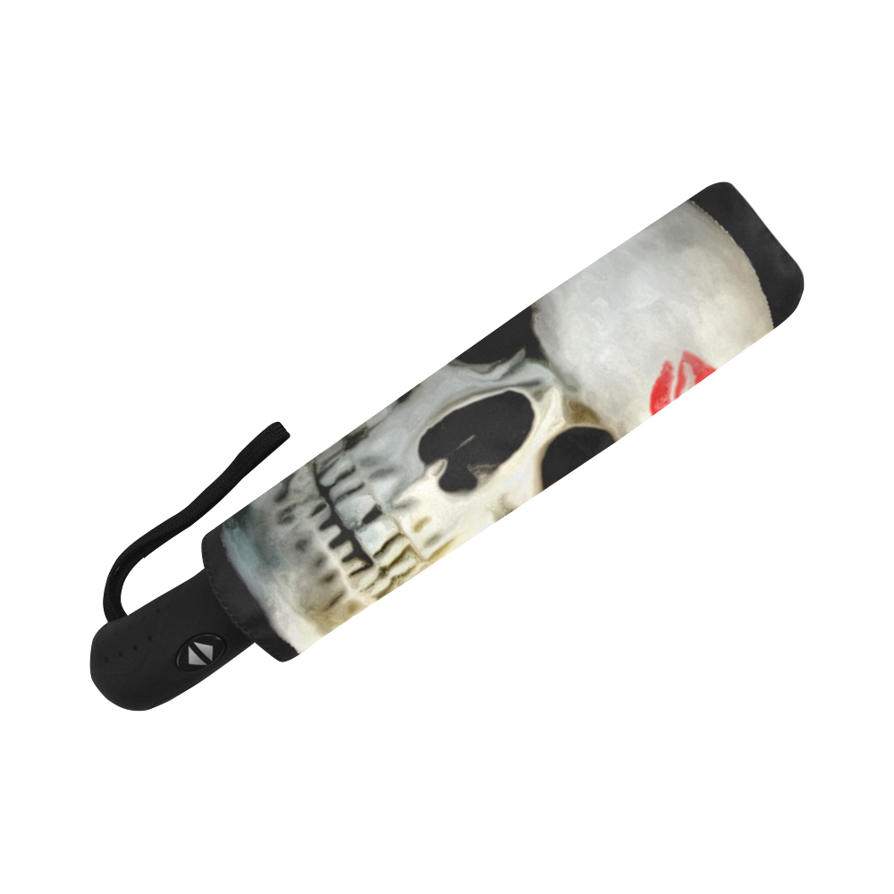 Skull kiss Auto-Foldable Umbrella (Model U04)