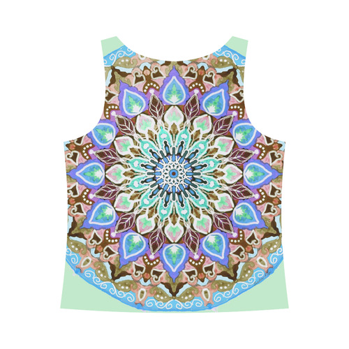 candy 6 All Over Print Tank Top for Women (Model T43)