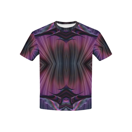 Sunset Ring of Phoenixes Fractal Abstract Kids' All Over Print T-shirt (USA Size) (Model T40)