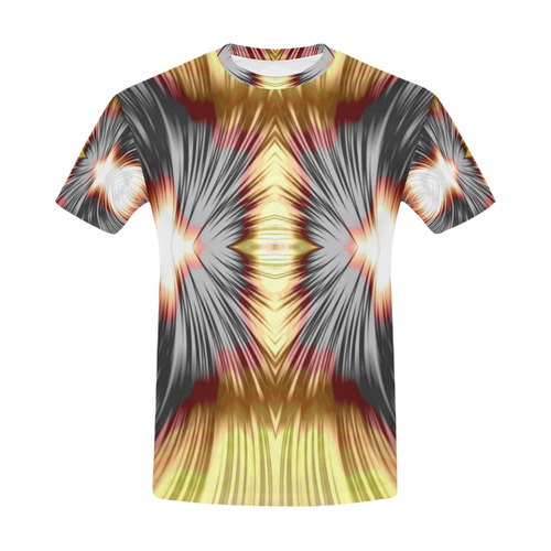 Magical Mitosis Fractal Abstract All Over Print T-Shirt for Men (USA Size) (Model T40)