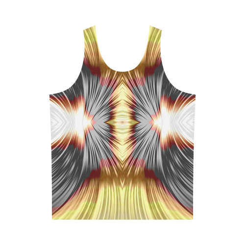 Magical Mitosis Fractal Abstract All Over Print Tank Top for Men (Model T43)