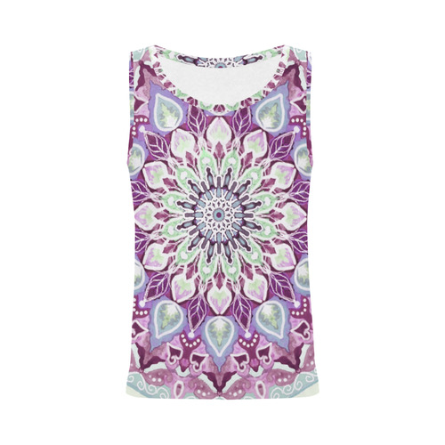candy 7 All Over Print Tank Top for Women (Model T43)