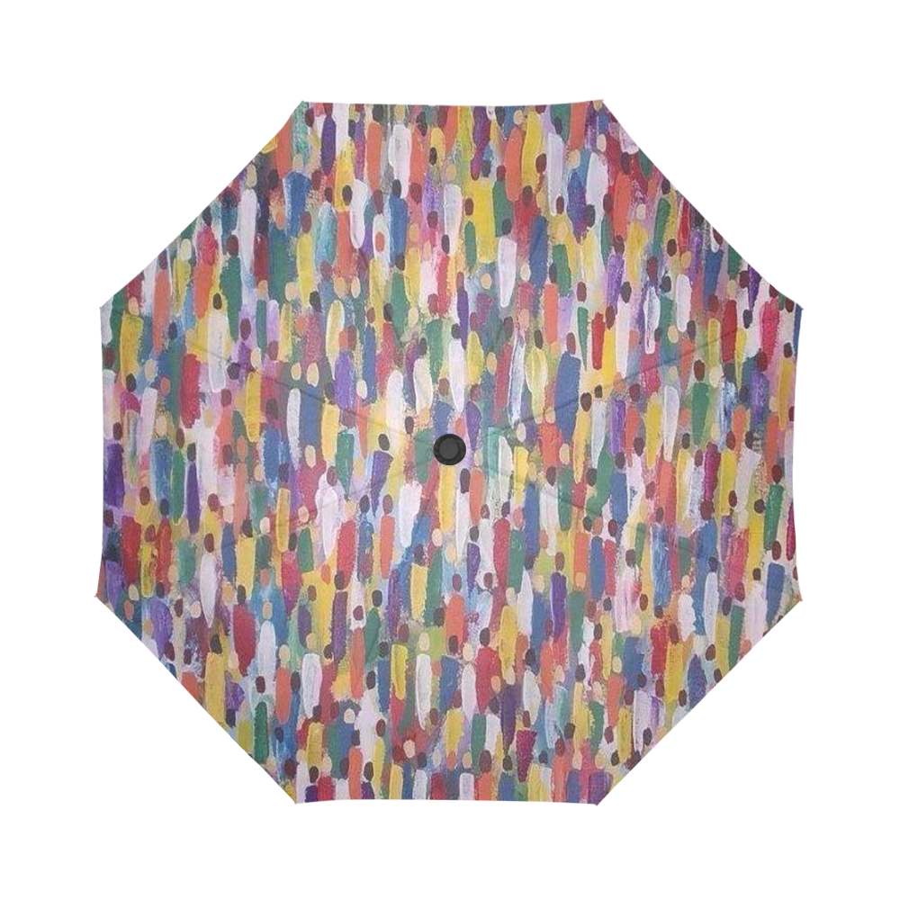 Ethnic Gathering Auto-Foldable Umbrella (Model U04)