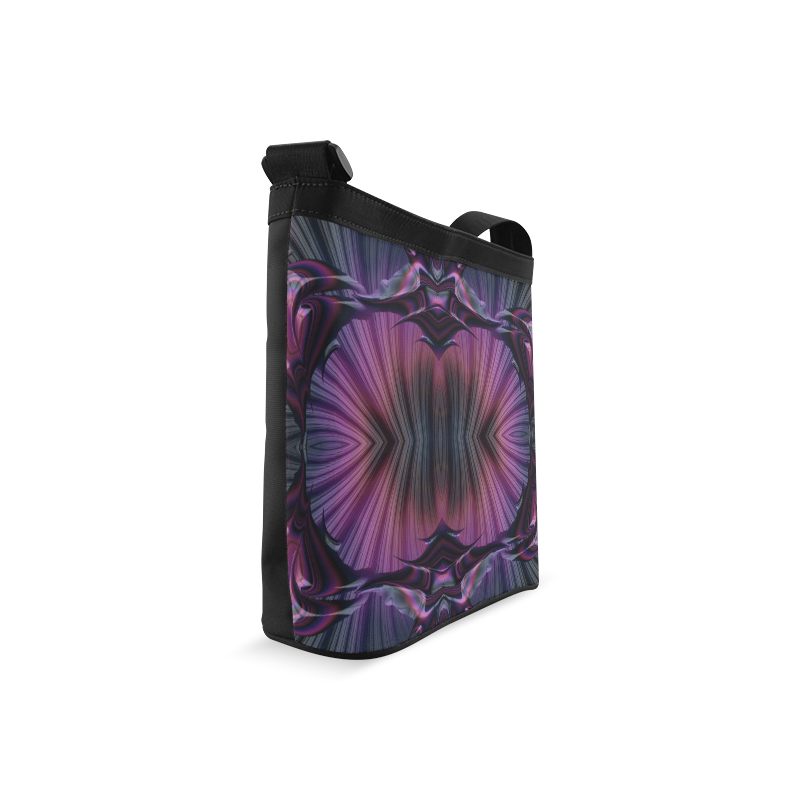 Sunset Ring of Phoenixes Fractal Abstract Crossbody Bags (Model 1613)