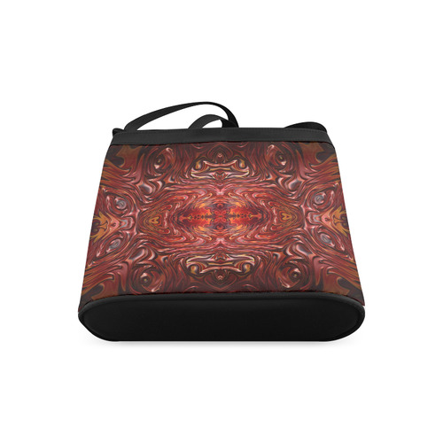 Hearts Fire Storm of Love Fractal Abstract Crossbody Bags (Model 1613)