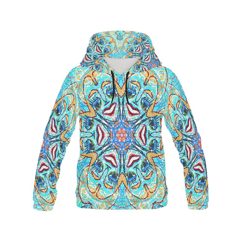 Thleudron Women's Cordelia All Over Print Hoodie for Women (USA Size) (Model H13)