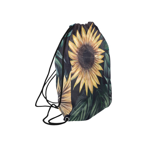 Sunflower Life Large Drawstring Bag Model 1604 (Twin Sides)  16.5"(W) * 19.3"(H)